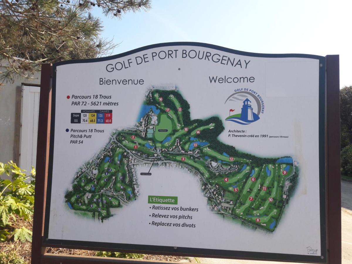 Ile Au Pre Vue Lac Et Golf Talmont-Saint-Hilaire Exteriör bild